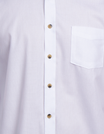 Camisas Para Hombre Manga Larga Essential B51101 Blanco