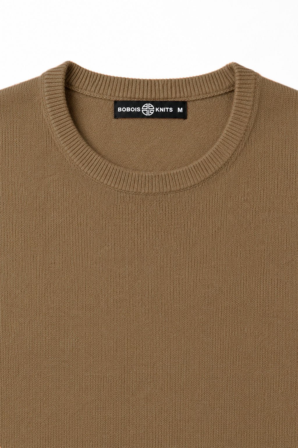Suéteres Para Hombre Básico de Punto Fino E65301 Camel