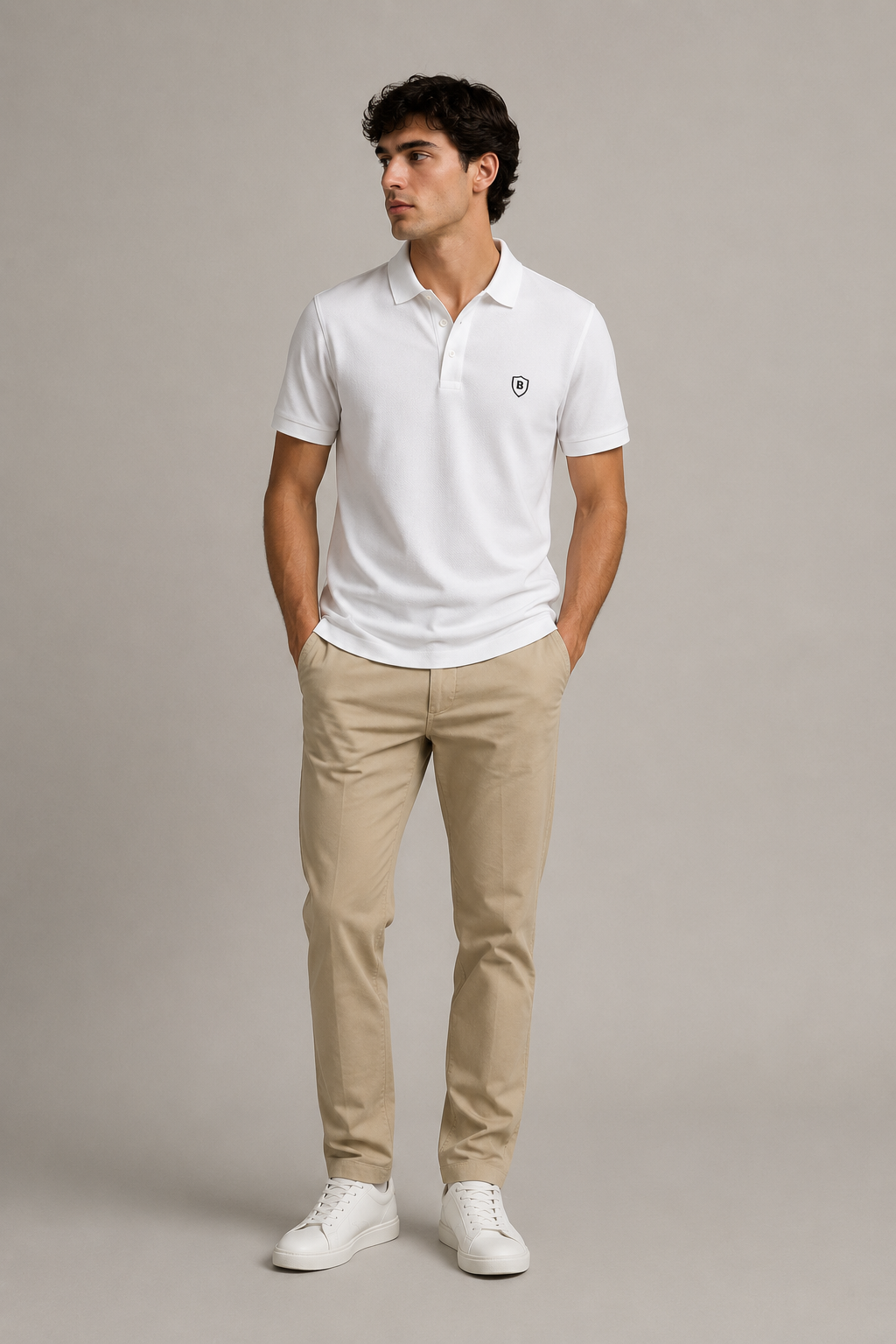 Playeras Polo Para Hombre Premium Sport A55401 Blanco