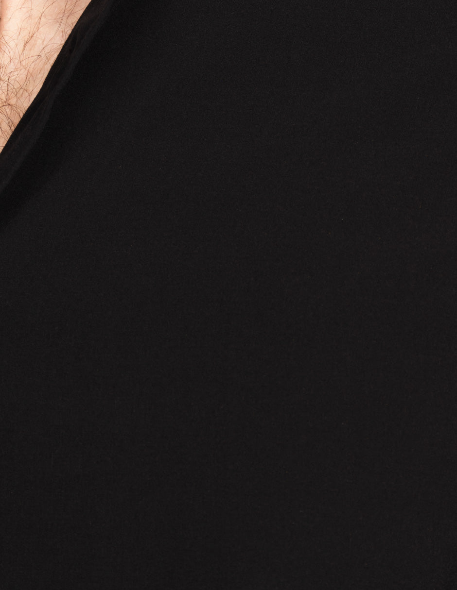 Camisas Para Hombre Regular Fit Sin Arrugas BPOP4W Negro