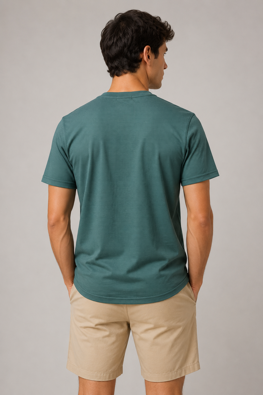Playeras Para Hombre Manga Corta Micro Pique A61301 Olivo