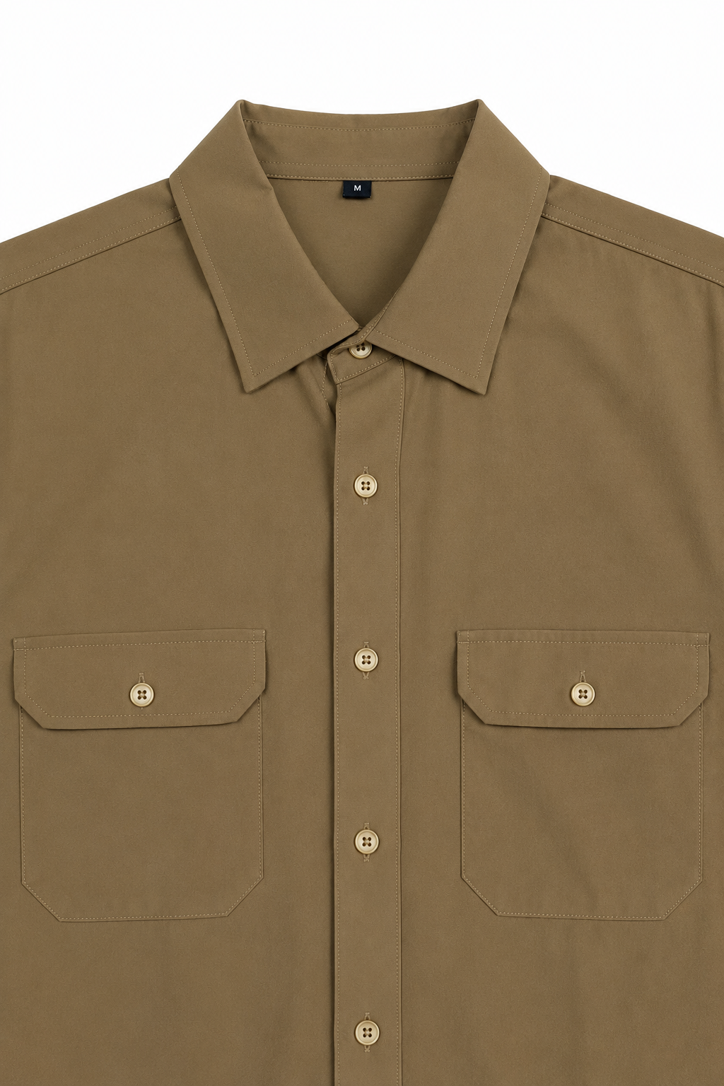 Camisas Para Hombre Super Stretch Non Iron B55410 Camel