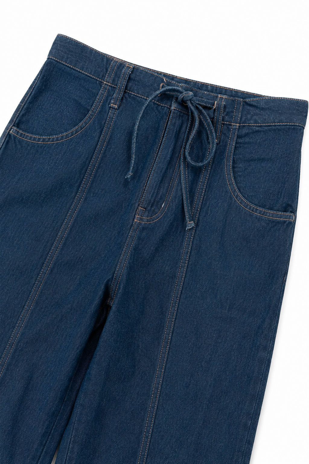 Jeans Para Mujer Mezclilla Wide Leg Ligero Holgado V63101 Unico