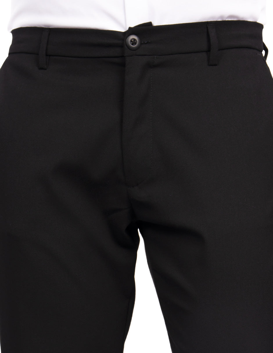 Pantalones Para Hombre De Vestir GPAVES Negro