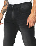 Jeans Para Hombre Mezclilla Slim Fit JSLIM Dark Gris