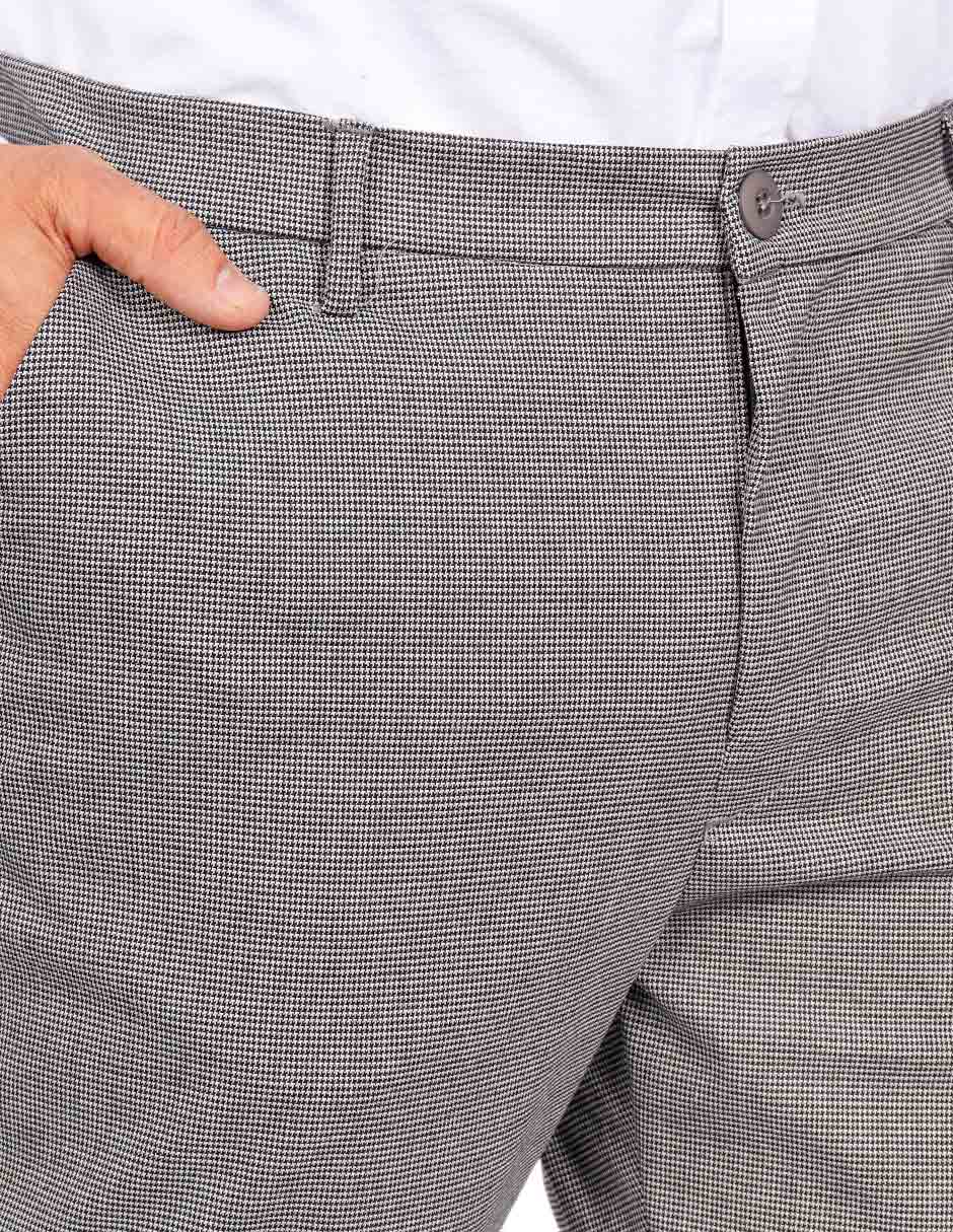Pantalones Para Hombre Formal De Vestir G45303 Negro