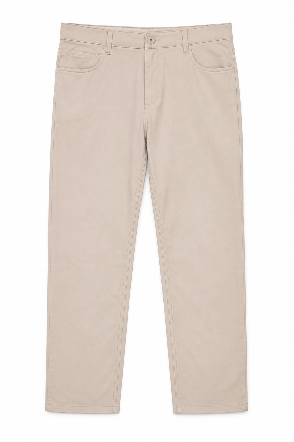 Pantalones Para Hombre Formal Casual Regular Fit GFIVE Beige