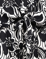 Blusas Para Mujer Estampada Con Nudo N51120 Negro