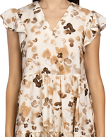Vestidos Para Mujer Corto Mangas Con Olanes S51135 Unico
