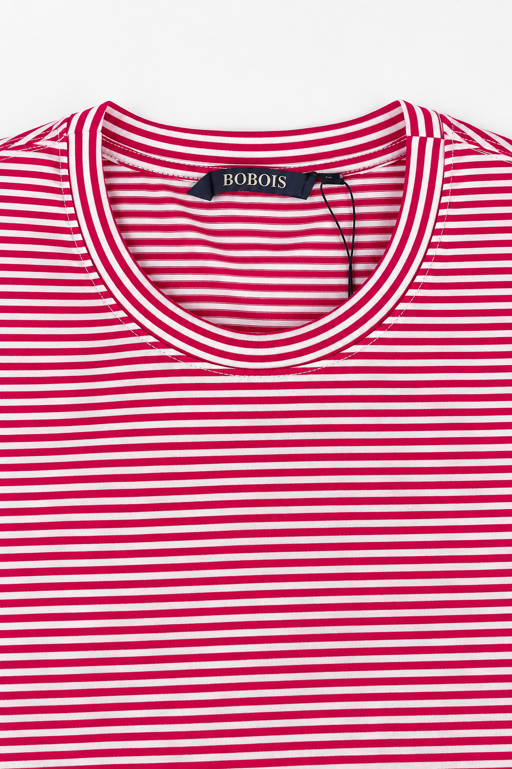 Playeras Para Hombre De Manga Corta Con Estampado De Micro Rayas A41111 Fiusha