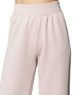 Pantalones Para Mujer Wide Leg Liso Con Resorte W43123 Beige