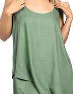 Blusas Para Mujer De Doble Capa Desigual N51145 Sage