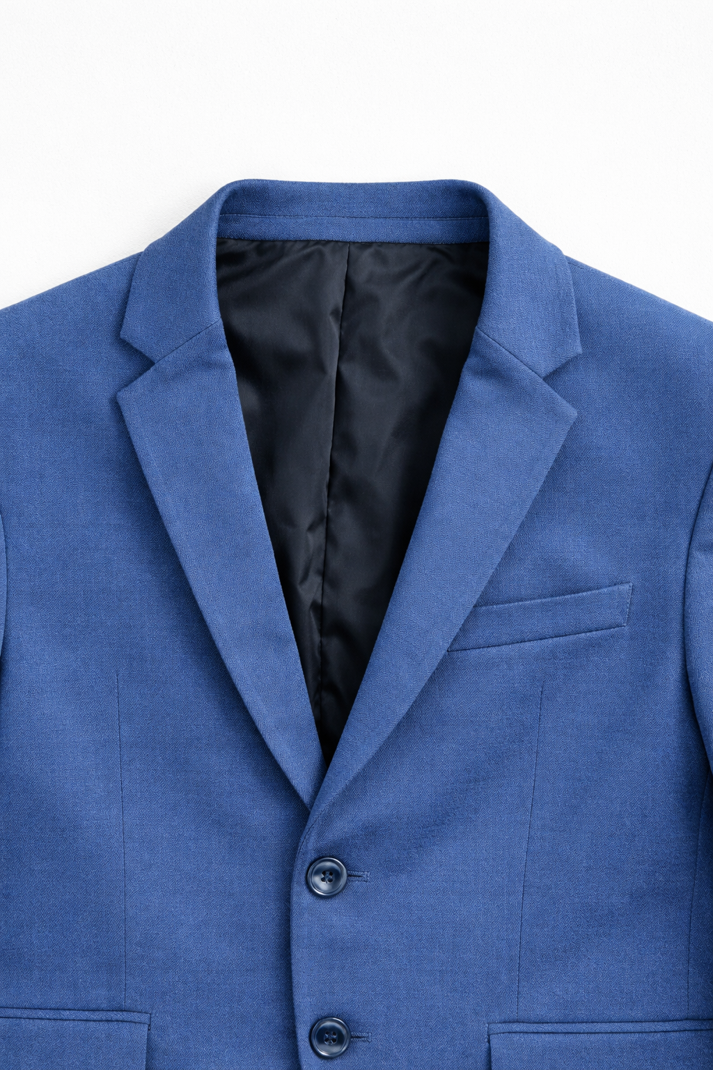 Sacos Para Hombre Liso De Punto FFILATY Azul