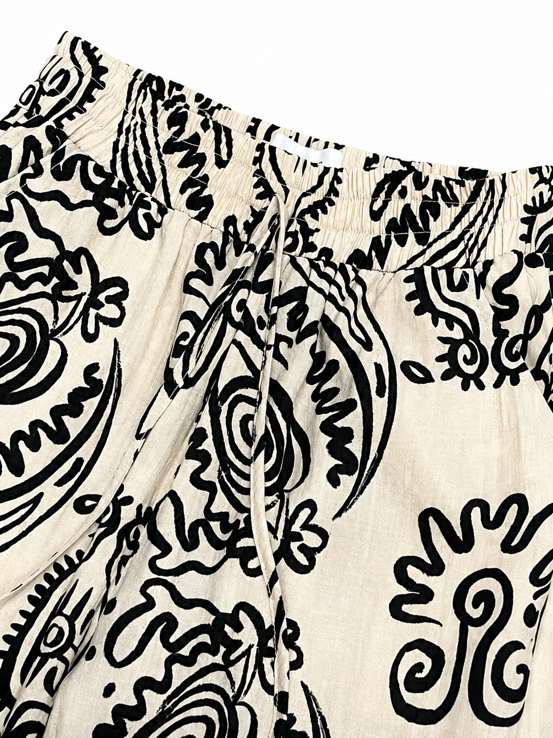 Pantalones Para Mujer Slim Con Jareta Estampado W61123 Unico
