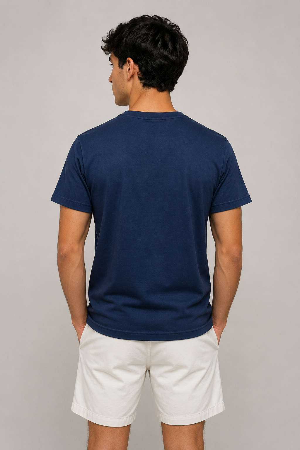 Playeras Para Hombre Manga Corta Micro Pique A61301 Marino