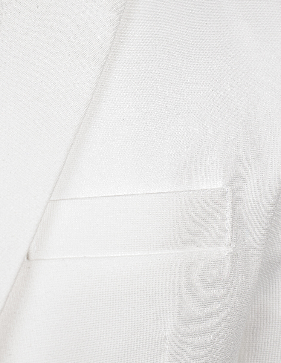 Sacos Para Hombre Liso De Punto FFILATY Hueso