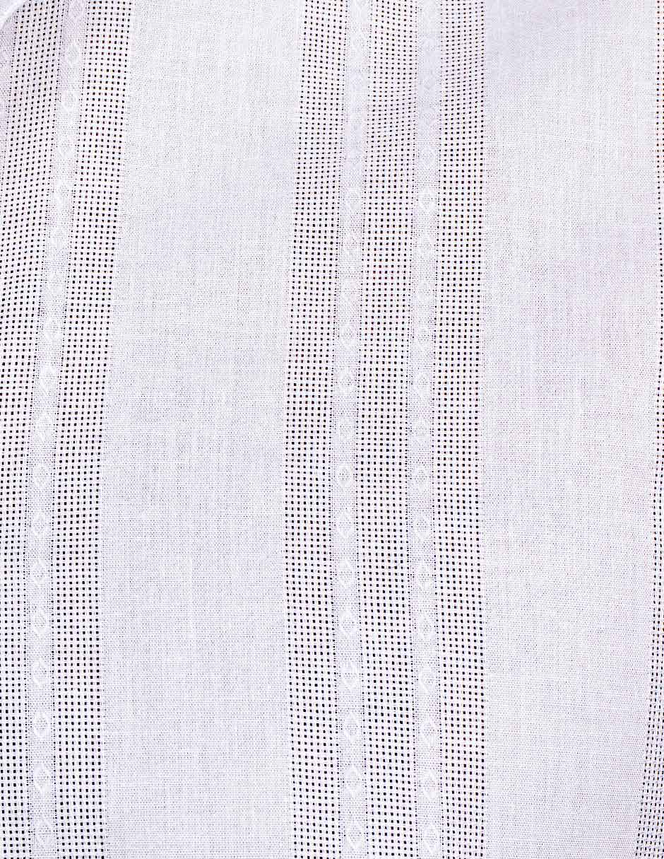 Camisas Para Hombre Regular Fit Solida B51358 Blanco