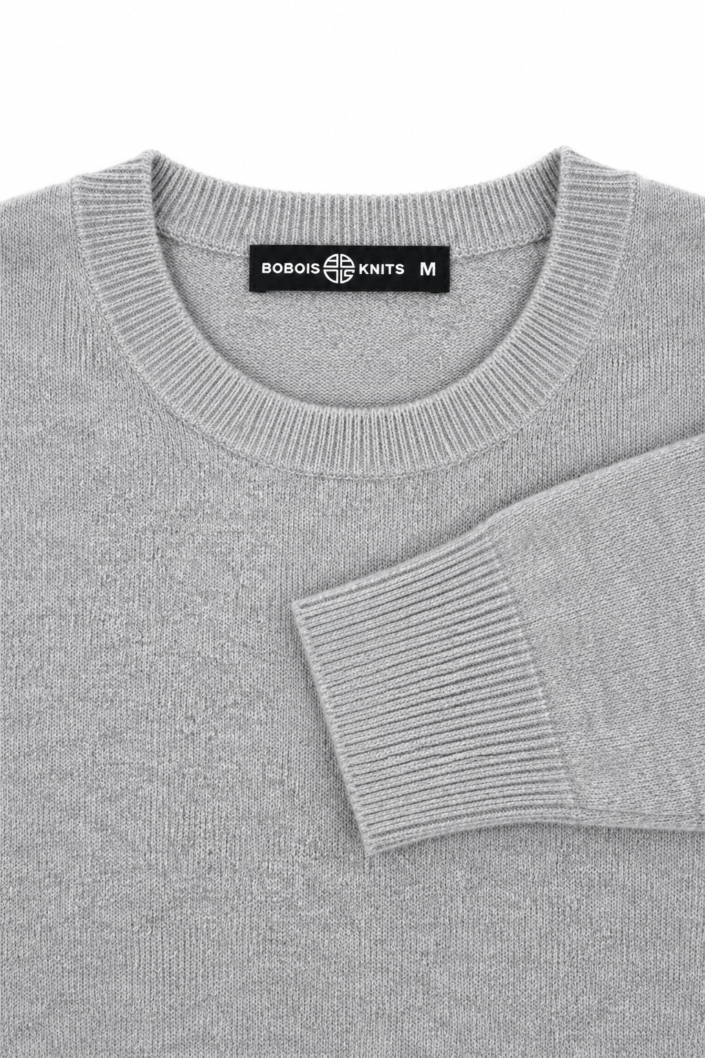 Suéteres Para Hombre Básico de Punto Fino E65301 Gris