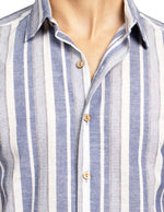 Camisas Para Hombre Dobbie Con Textura B51356 Indigo