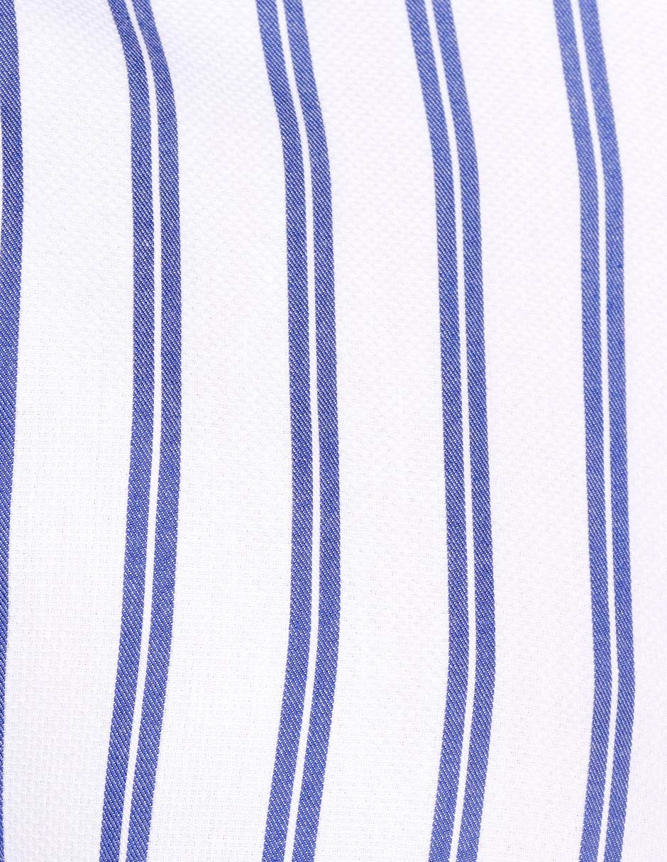 Camisas Para Hombre Regular Fit Dobby B51309 Blanco