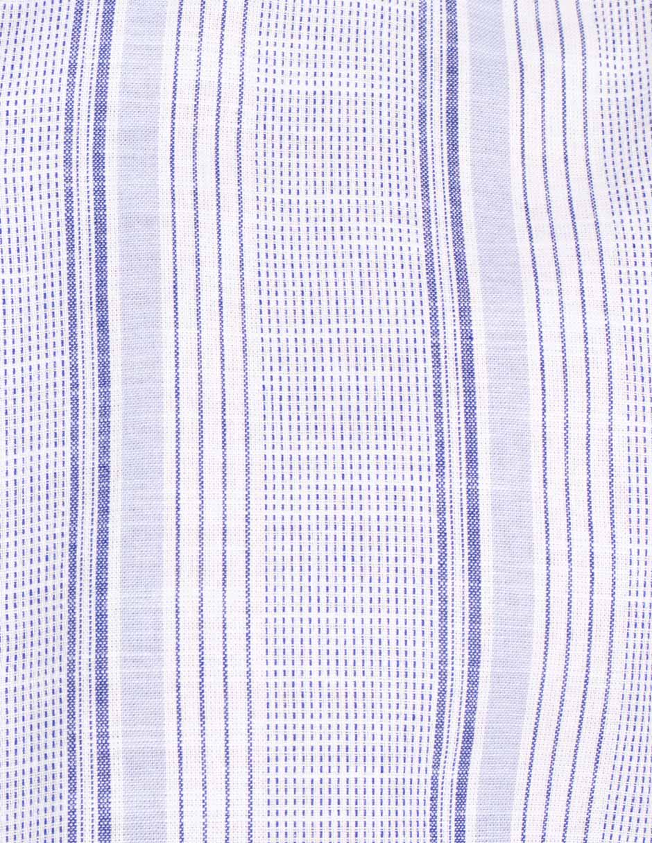 Camisas Para Hombre Dobbie Con Textura B51356 Blanco