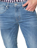 Jeans Para Hombre Bobois Casuales Corte Slim Pantalon De Mezclilla J31101 Unico