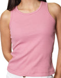 Blusas Para Mujer Bobois Moda Casuales De Resaque Lisa Comoda De Tirantes N41162 Rosa