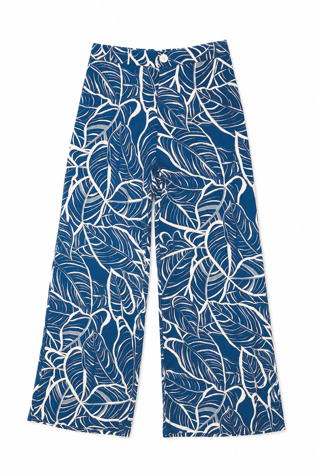 Pantalones Para Mujer Ligero Fresco Amplio W61112 Azul