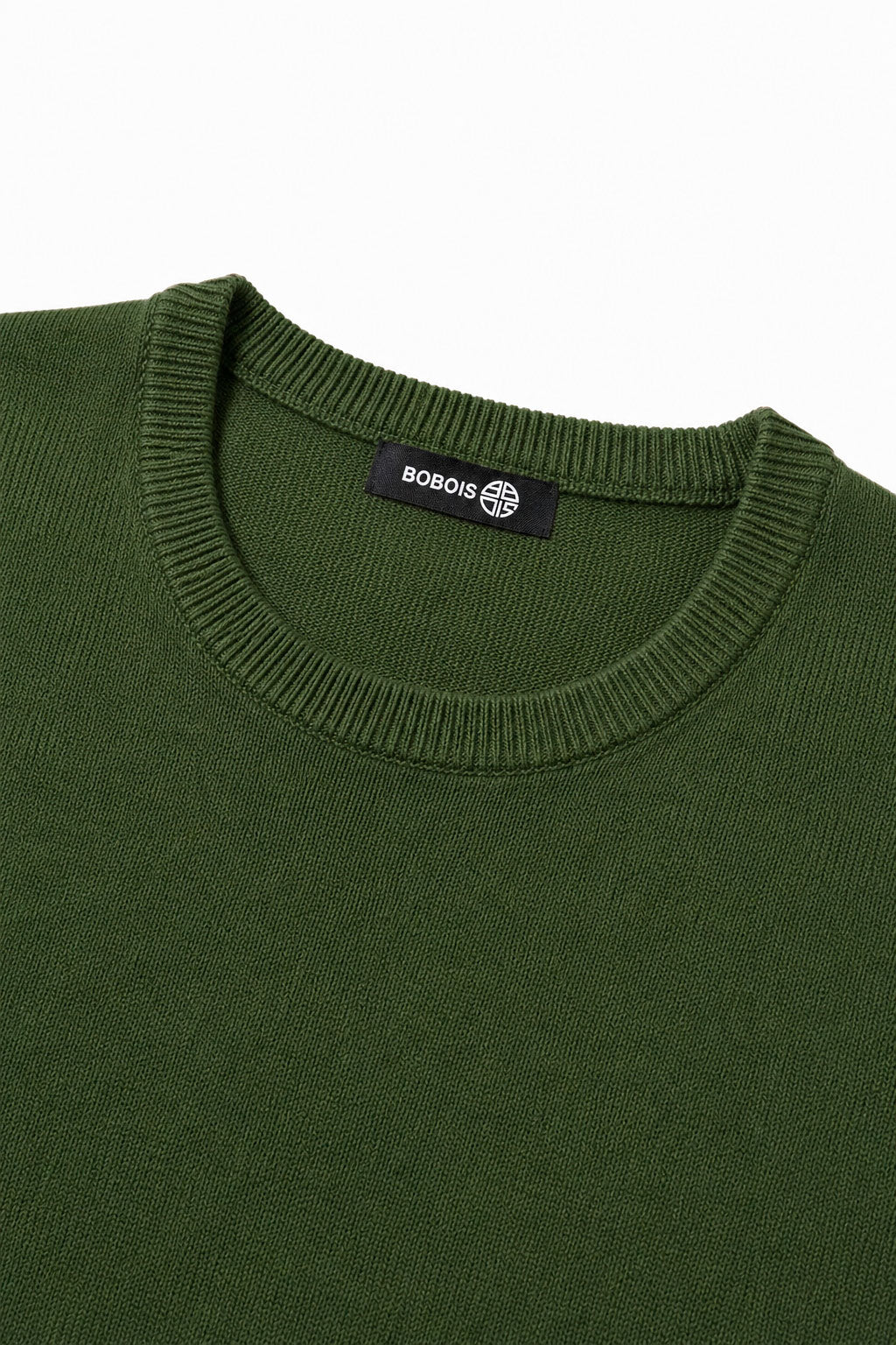 Suéteres Para Hombre Básico de Punto Fino E65301 Militar