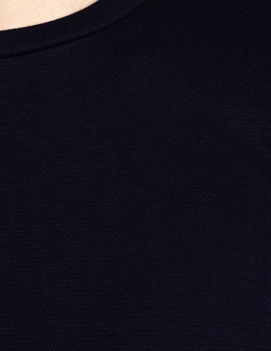 Playeras Para Hombre Slim Fit Microcostura A51301 Negro