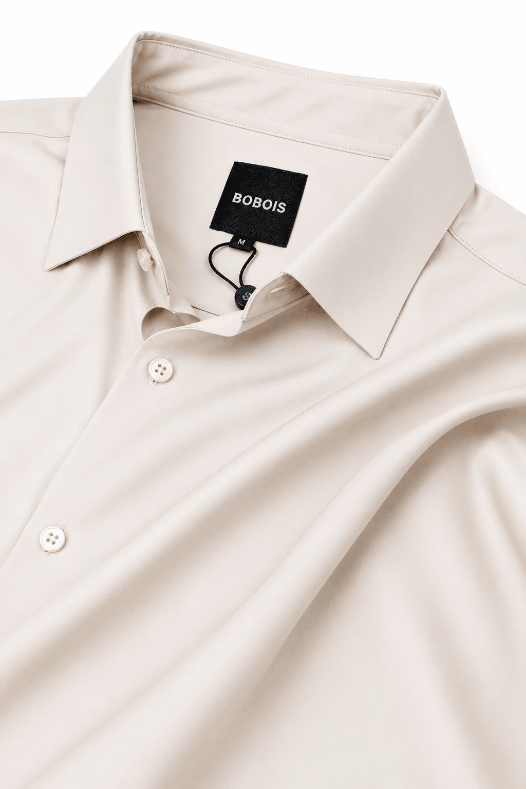 Camisas para Hombre de Tejido de Punto B65402 Beige