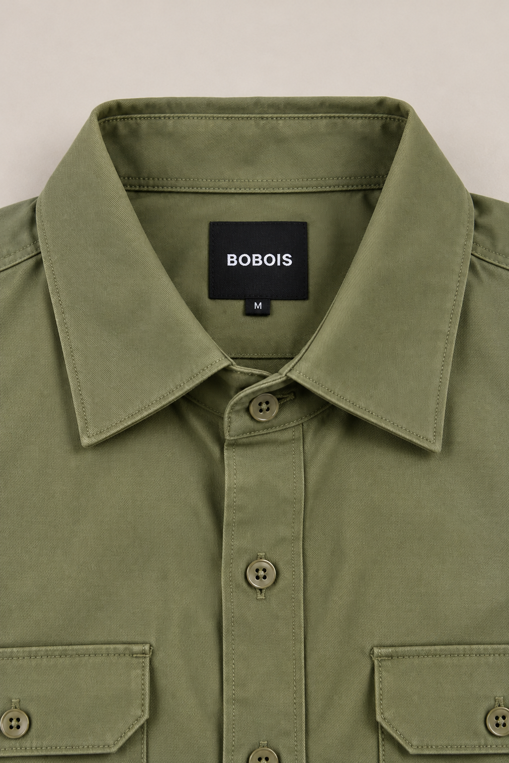 Sobrecamisas Para Hombre Chaqueta Ligera Amplia B65412 Olivo