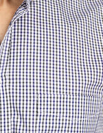 Camisas Para Hombre Manga Larga Micro Cuadros B45212 Olivo