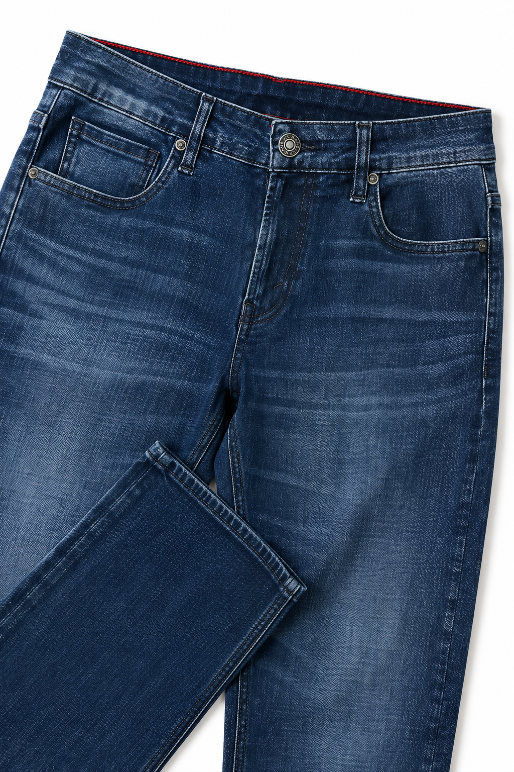 Jeans Para Hombre Mezclilla Slim Urbano J61109 Azul