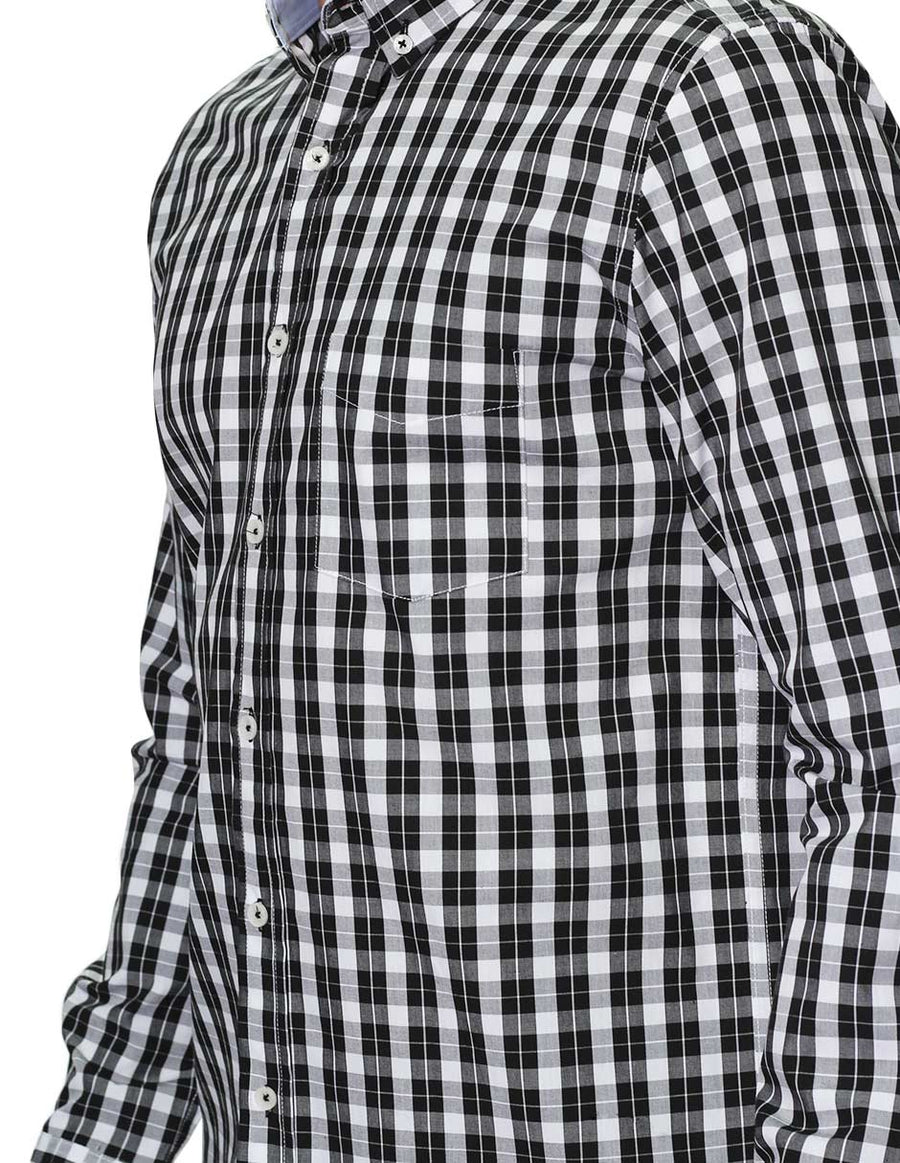 Camisas Hombre Bobois Casuales Moda Manga Corta Cuadros Regular Fit B3 –  BOBOIS