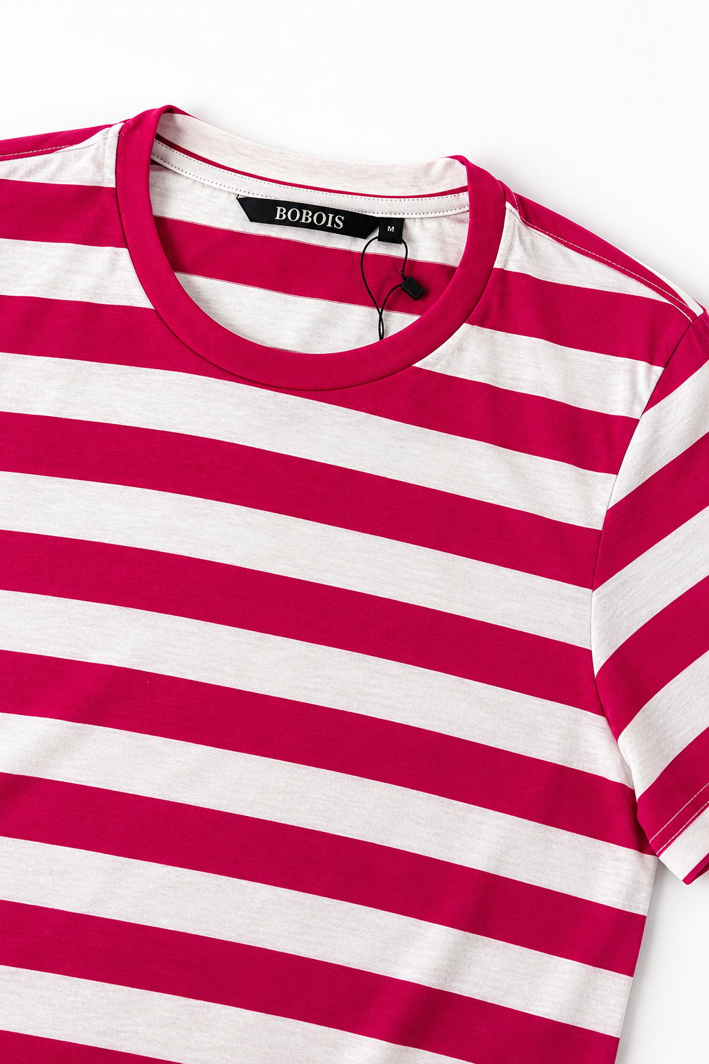 Playeras Para Hombre De Manga Corta Con Estampado De Rayas A41112 Fiusha