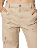 Jeans Para Mujer Bobois Moda Casuales Pantalones Tipo Cargo V41101 Beige