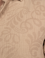 Camisas Para Hombre Tipo Lino Jacquard B51374 Kaki