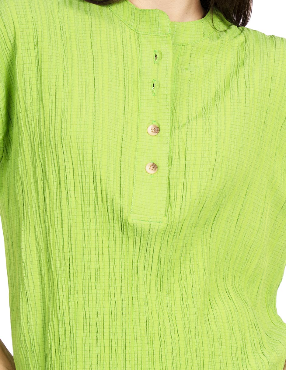 Busas Para Mujer Corrugada Con Aletilla N51158 Limon