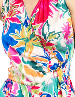 Jumpsuits Para Mujer Satinado Cruzado Tropical W41138 Unico