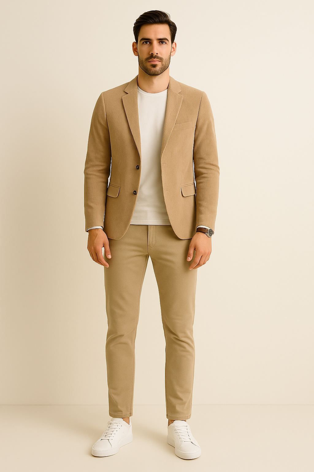 Sacos Para Hombre Tipo Pana FPANA Kaki