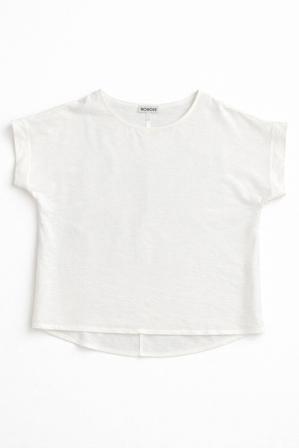 Blusas Para Mujer Lisa Comoda Cuello Redondo N61146 Blanco