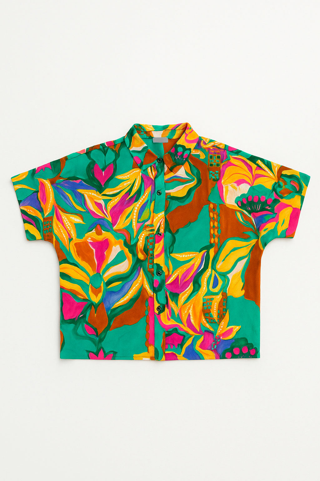 Blusas Para Mujer Camisera Estampada N51139 Unico