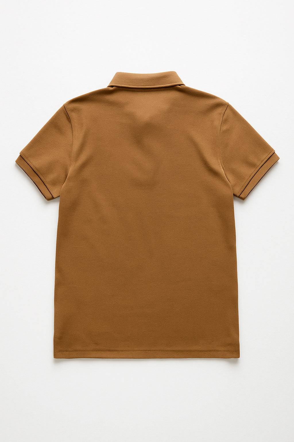Playeras Polo Para Hombre Manga Corta Basica Bordado APOLOB Ocre