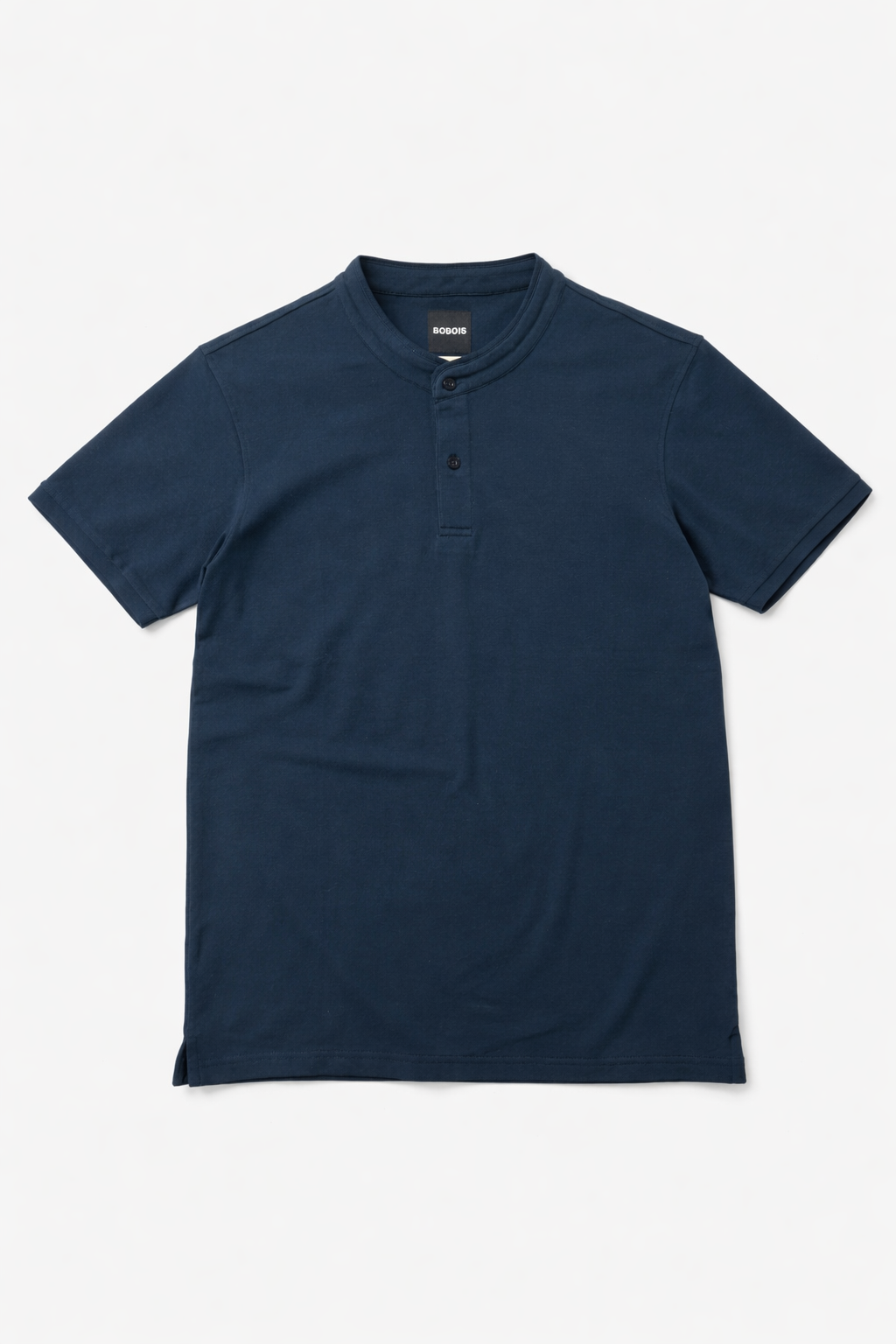 Playeras Polo Para Hombre Cuello Mao Spandex APMAO Marino