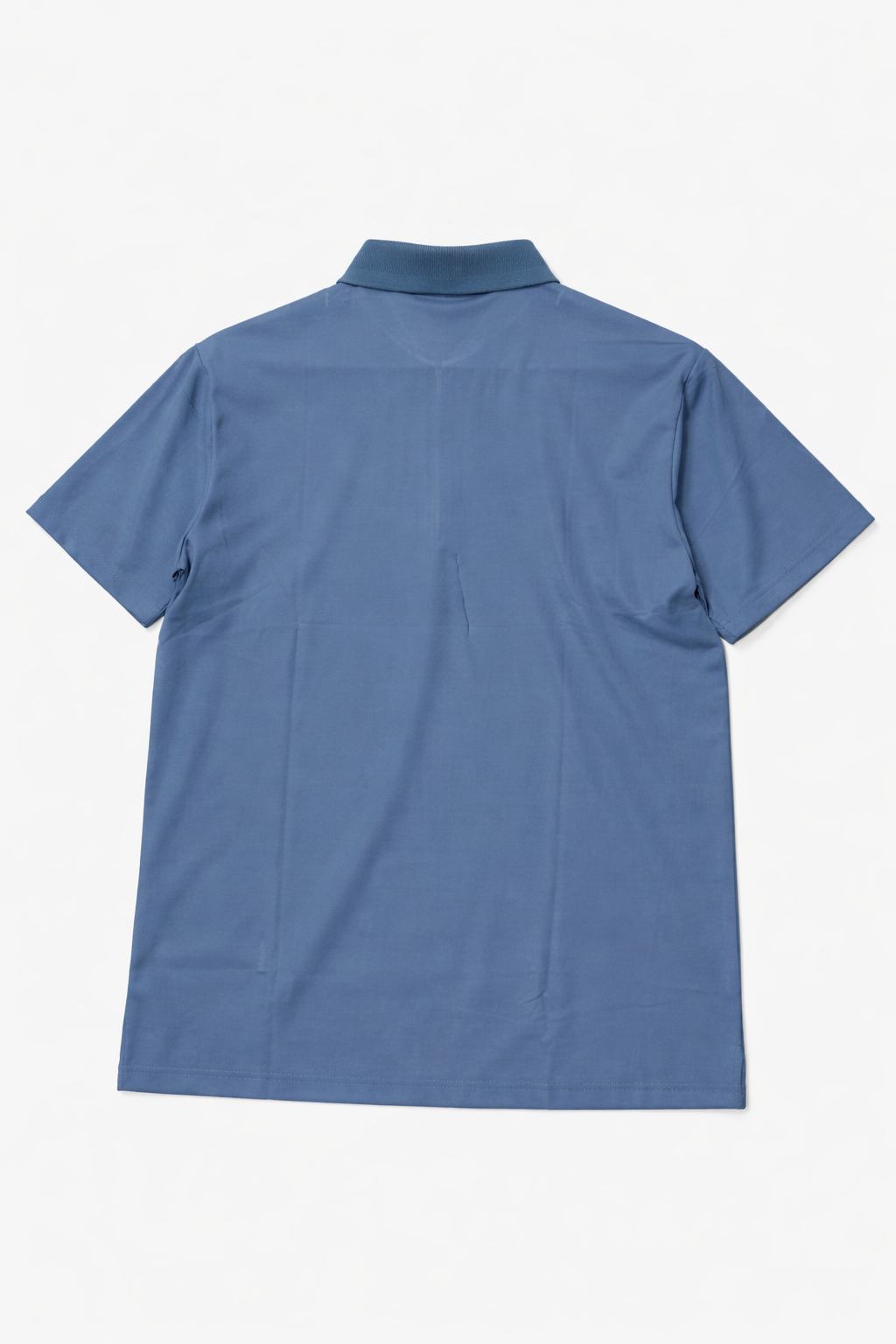 Playera Polo para Hombre con Cierre Premium Antiarrugas A61419 Azul