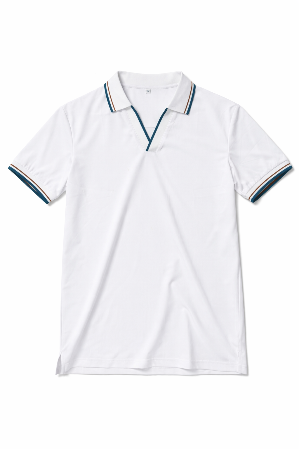 Playera Polo para Hombre Casual Antiarrugas A61416 Blanco
