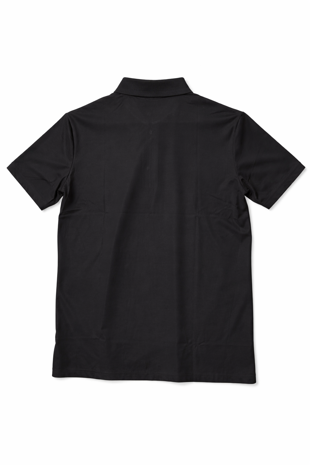 Playera Polo para Hombre con Cierre Premium Antiarrugas A61419 Negro