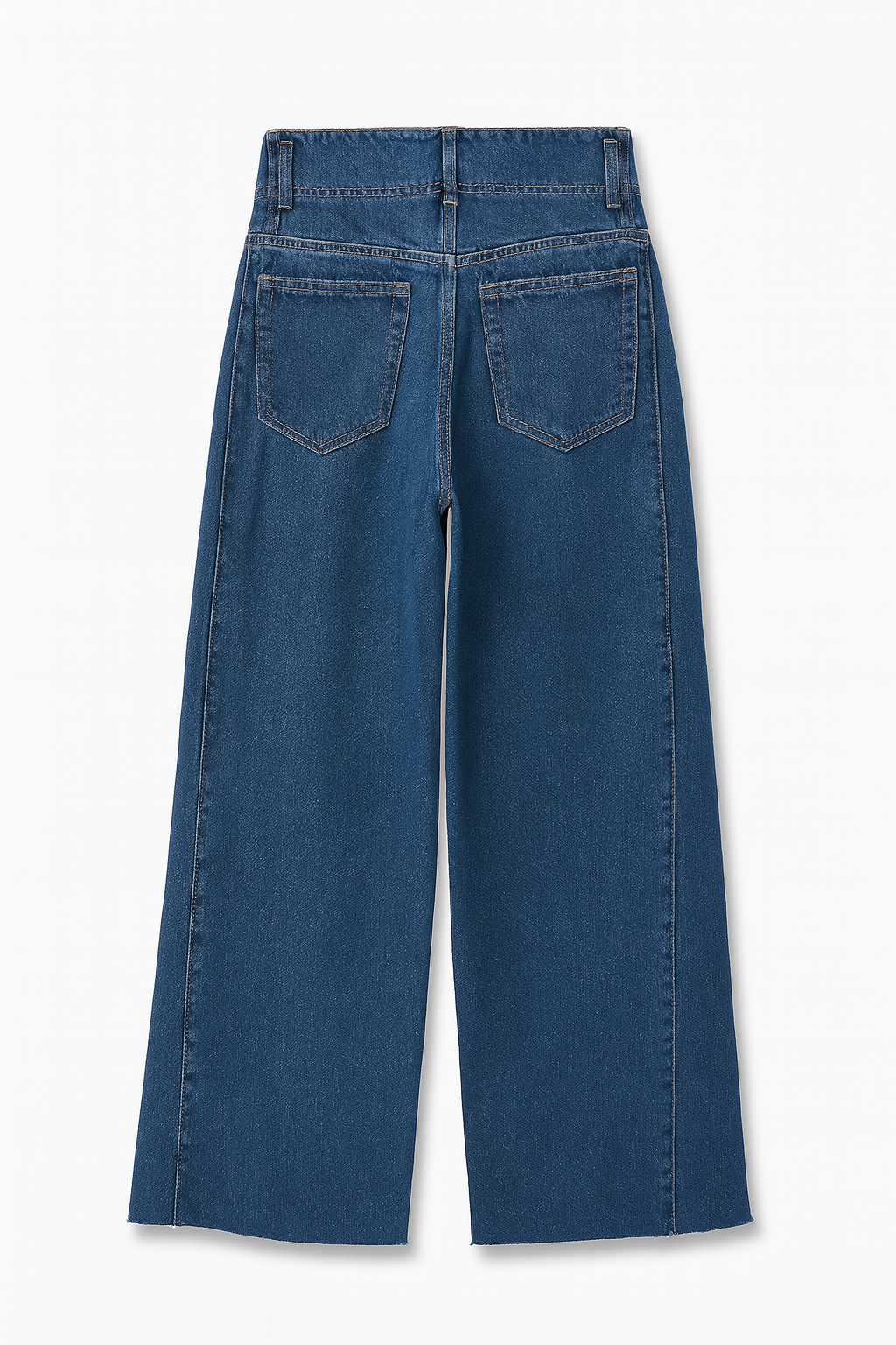 Jeans Para Mujer Wide Leg Mezclilla V51100 Stone
