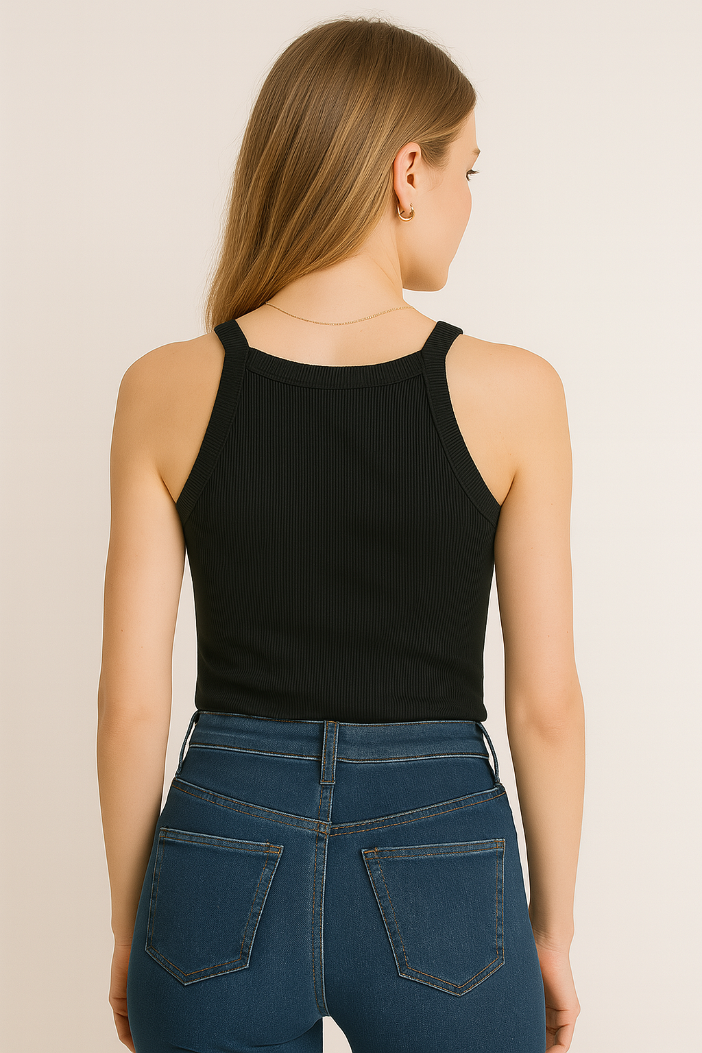 Blusas Para Mujer Tank Top N51140 Negro